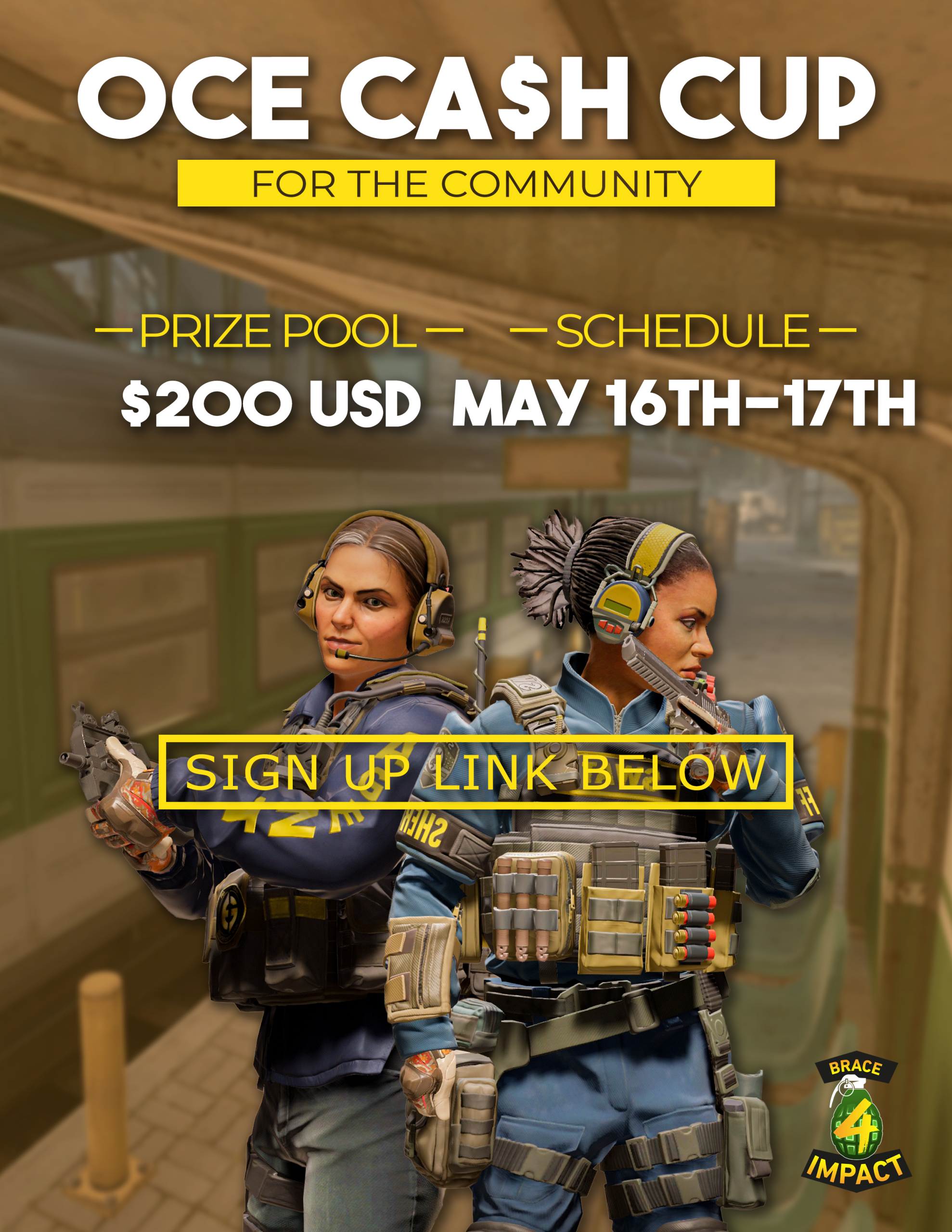 oce cash cup may